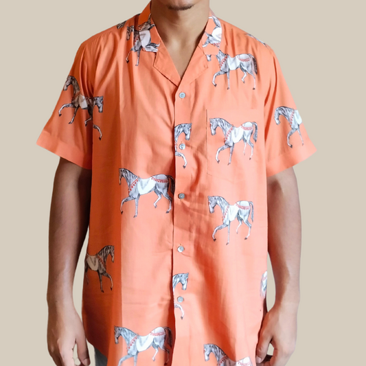 Stallion Shirt- Orange