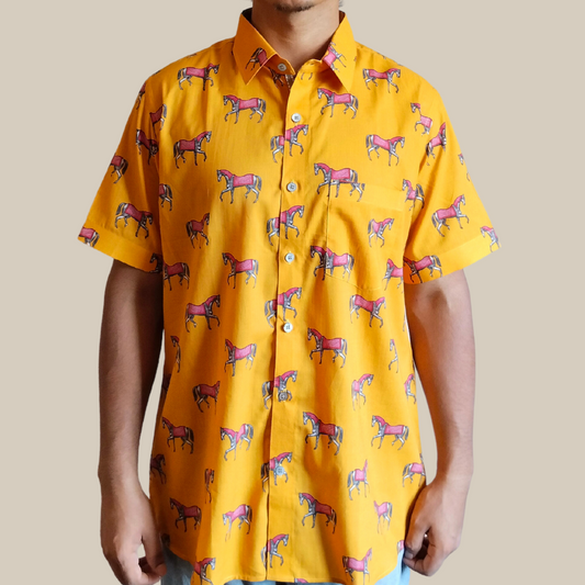 Stallion Shirt-Mustard