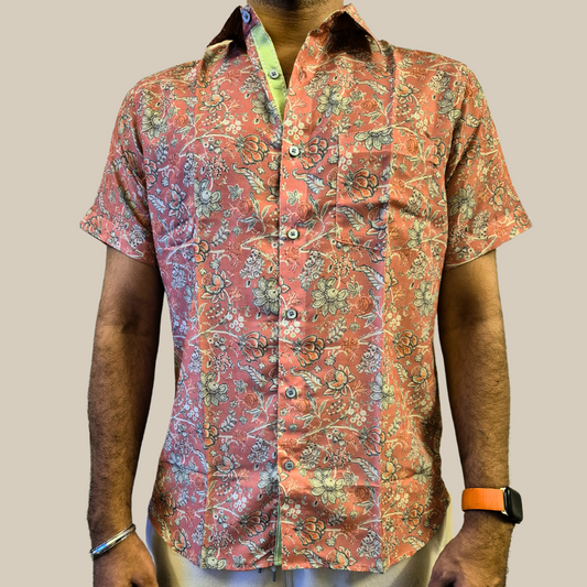 Dusty Salmon Flora Shirt