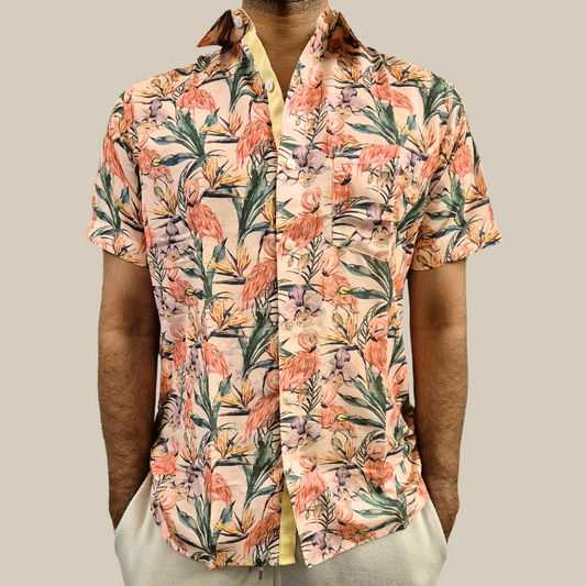 Floral Flamingo Shirt